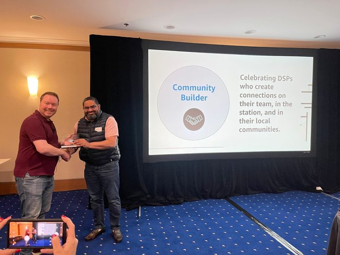 Community Builder Award ceremony